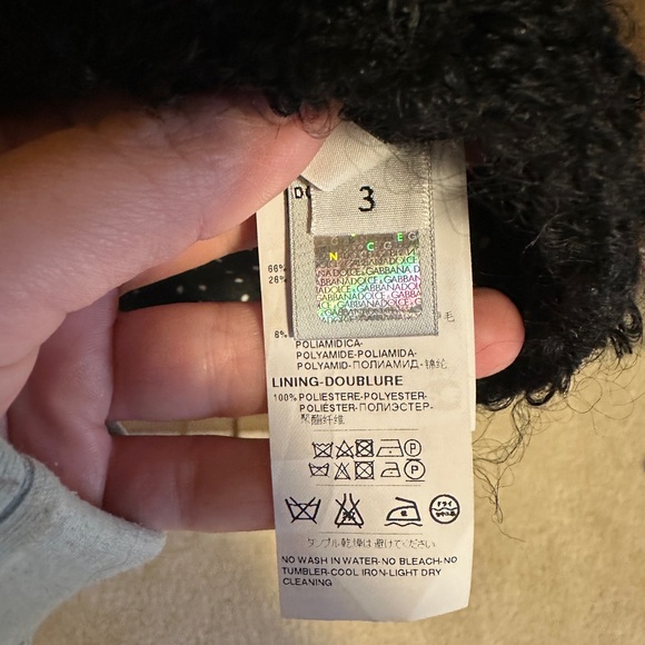 D&G Black Boucle Dress & Coat Matching Set - Picture 10 of 11